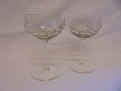 Vintage pair hand blown - vintage,