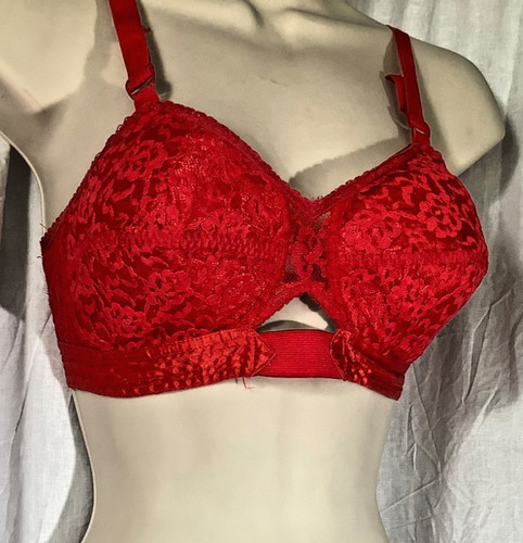 Vintage lovable bra red - vintage,