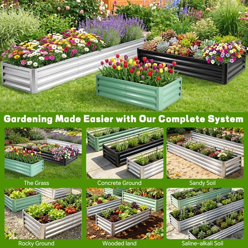 Garden metal raised - garden,
