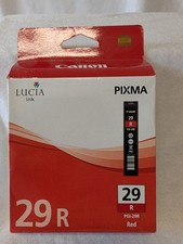 Genuine Canon PGI 29R Red  Ink