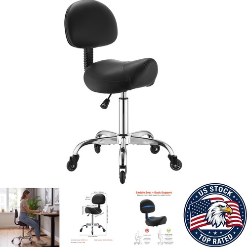 Rolling saddle stool with - stool,