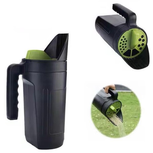 Handheld seed salt spreader - salt, 1l
