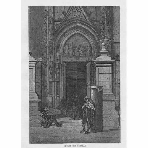 Spain church door - church,