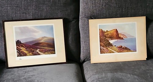 Pair vintage prints - pair, by