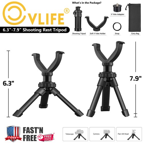 Rifle shooting tripod - 6.3-7.9",