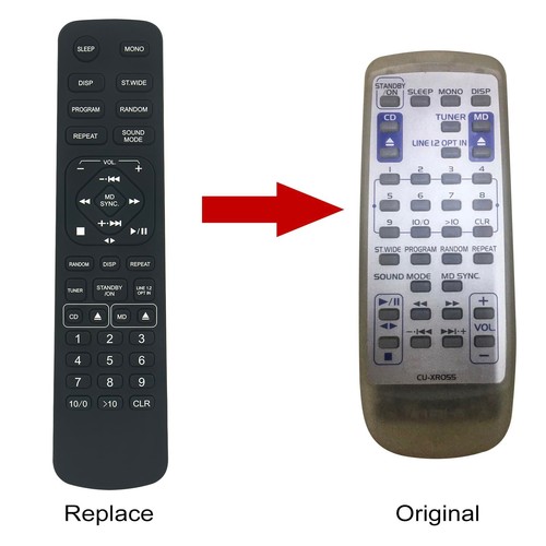 Xr055 replaced remote - cu-xr055,