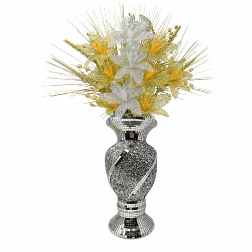 Crystal crush silver - crystal, mosaic