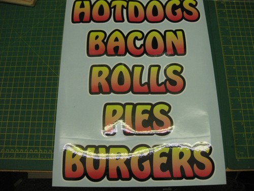 Set burger van catering - set, 5