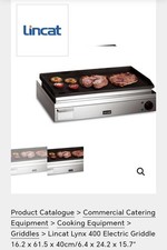 Lincat LGR2 Lynx 400 Electric Griddle
