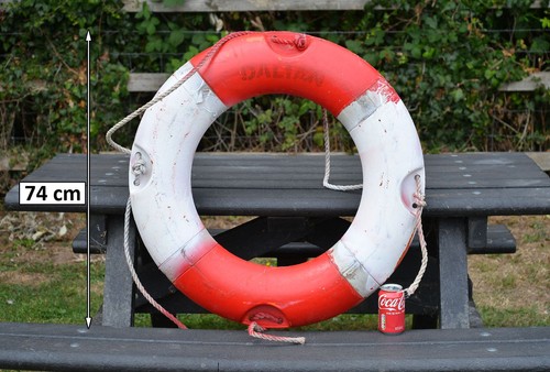 Used old life ring - buoy, cm