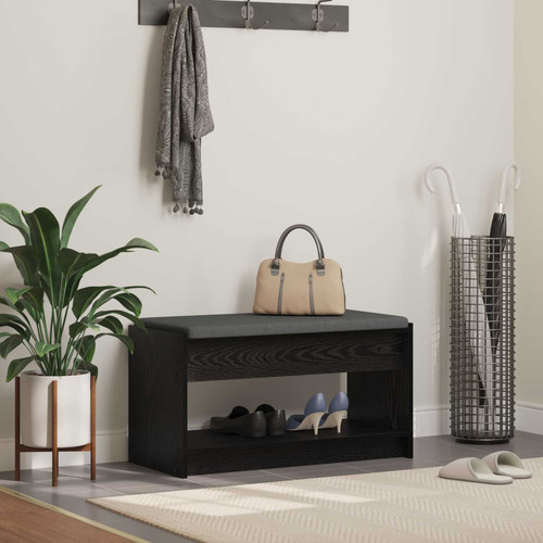 Hall bench black oak - black,