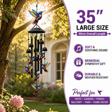 Hummingbird wind chimes - wind,