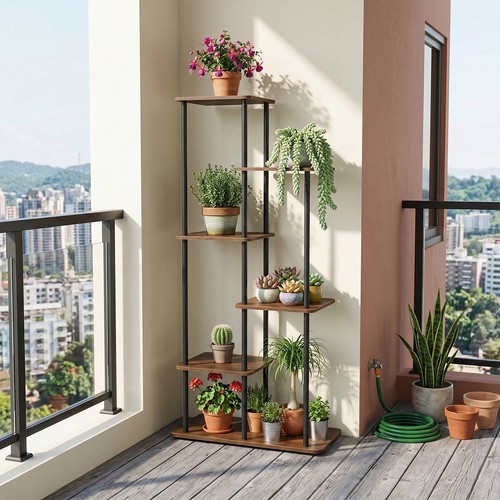 Tiers metal plant - 4, shelf