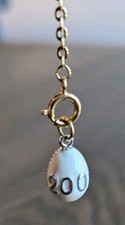 Joan Rivers Faberge Egg Charm Pendant 2001 With Extender