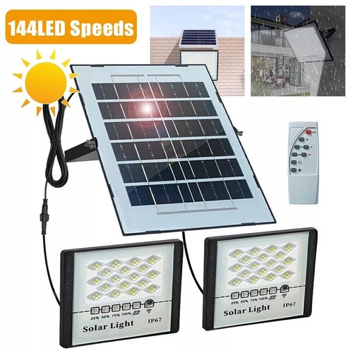 Solar powered led double - solar,