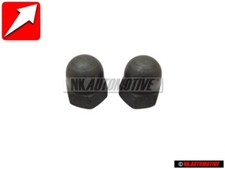 2x Genuine VW Front Seat Rail Frame Stop Bolt Domed Cap Nut M6 - N 0111214