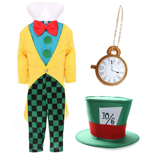 Boys mad hatter costume book - boys,