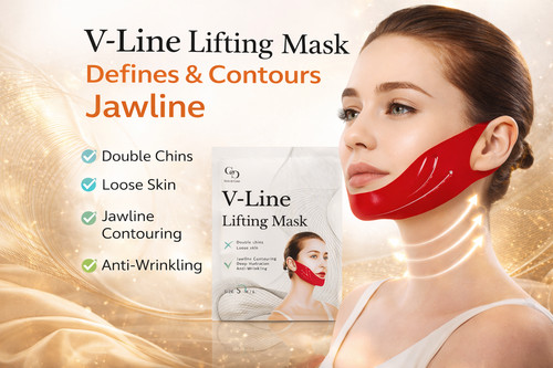 Line lifting face mask - face, |