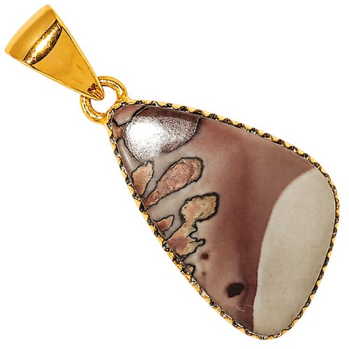Coffee bean jasper - jasper, plated