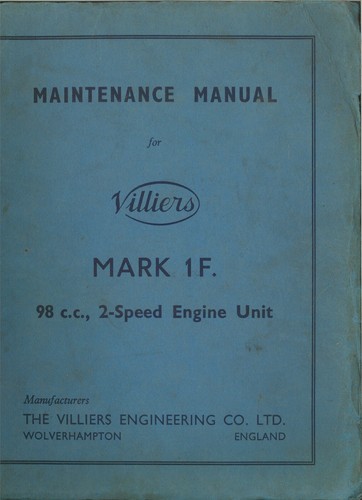 Villiers motorcycle motorbike - villiers,