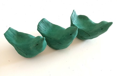 Studio pottery birds 3 - studio,