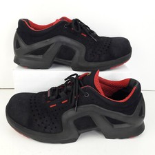 Uvex Mens Shoes UK 7 EUR 41 Black Red 8512.8 Safety Work Lace Up Trainers Adult