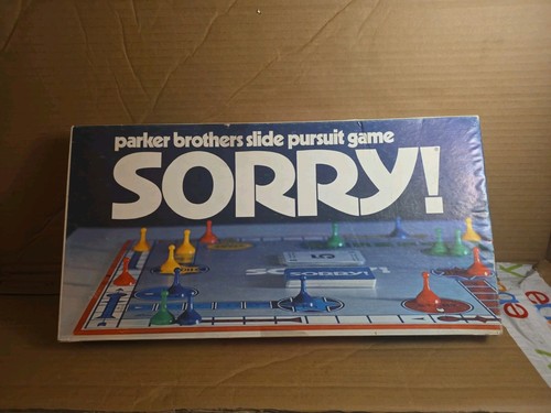 Vintage board game sorry 1972 - board,