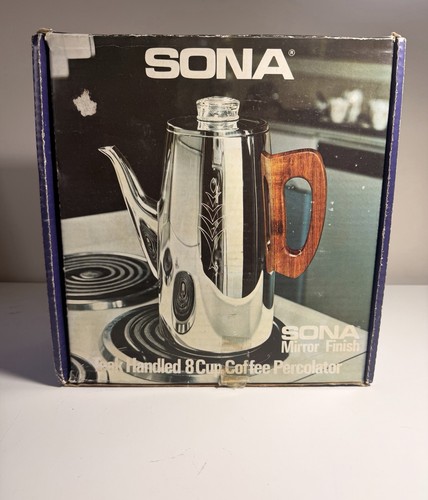 Vintage sona coffee percolator - vintage,