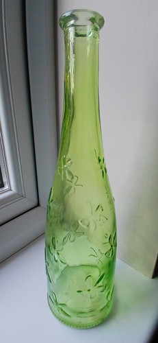 Ikea green glass vase - ikea,