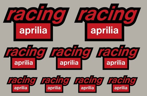 Racing aprilia sticker set - aprilia, 9