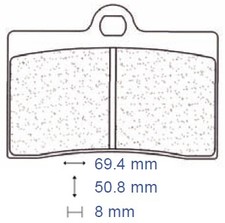 FRONT LORRAINE CARBON BRAKE