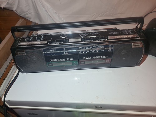Sharp 268e portable boombox - wq-268e,