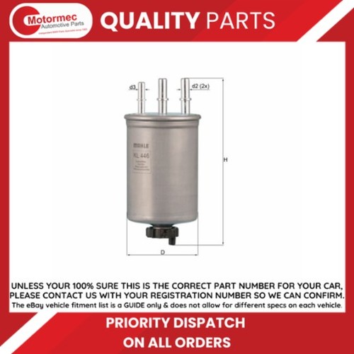 Mahle knecht fuel filter for - fuel,