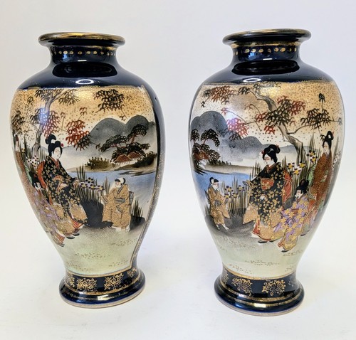 Mirror pair antique japanese - mirror,