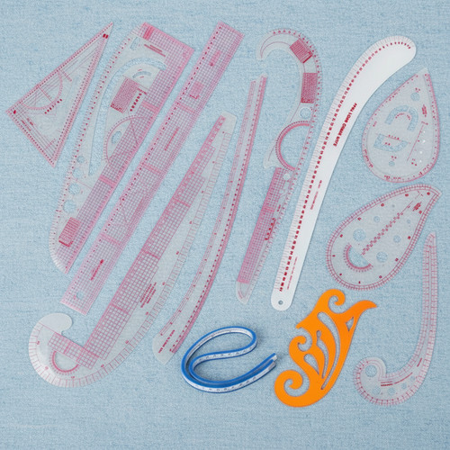 French curve metric - curve, sew