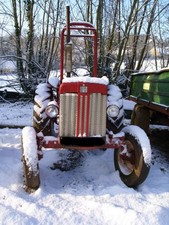 International B414 Tractor Greeting,  Christmas   blank  Card