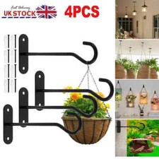 4Pcs 6" Metal Hanging Basket