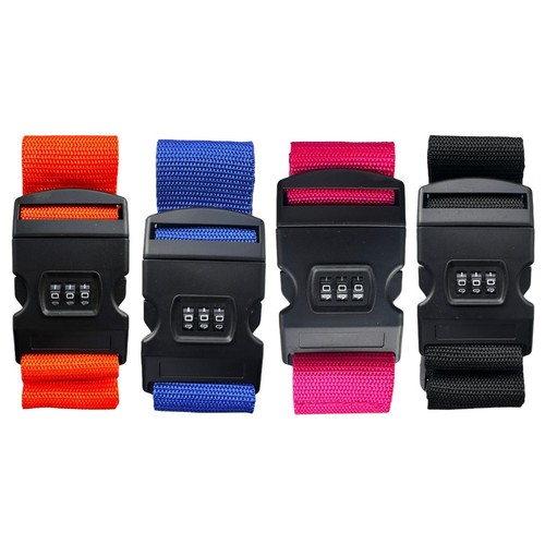 4pcs adjustable luggage - adjustable, straps