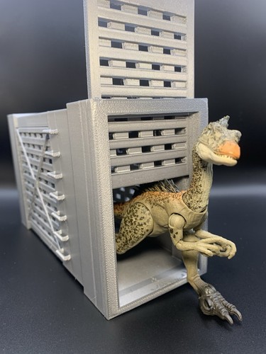 Jurassic style raptor cage - raptor,