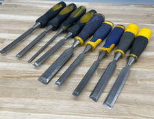 Job Lot 9 Bevel Edged Chisels