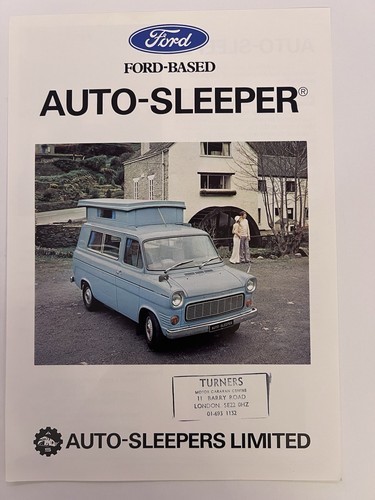 Ford based auto sleeper - ford‑based, auto‑sleeper
