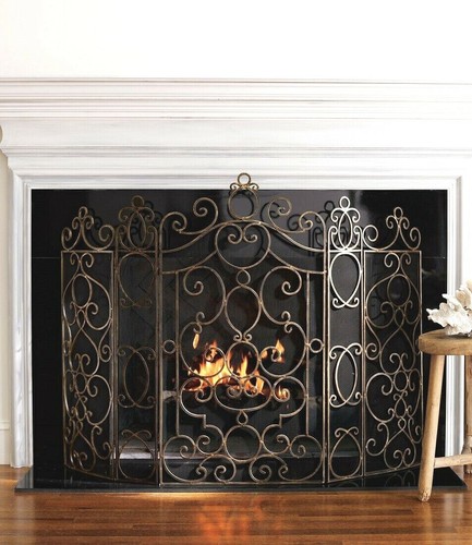 Antique brass finish panel - brass,
