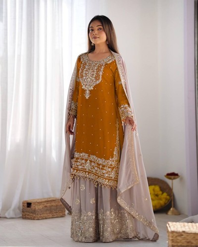 Plus size salwar kameez - size,