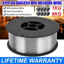 8KG Gasless Mig Welding Wire 0.8mm 1kg Flux Core Wire Cored Welder Reel No Gas