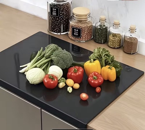 1pc large black cutting board - 1pc,
