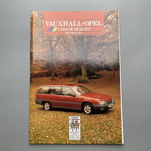 Vauxhall range brochure 1987 - range,
