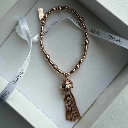 Chlobo tassel bracelet rose - chlobo,