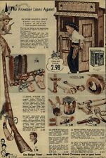 1955 PAPER AD 4 PG Toy Cap Gun