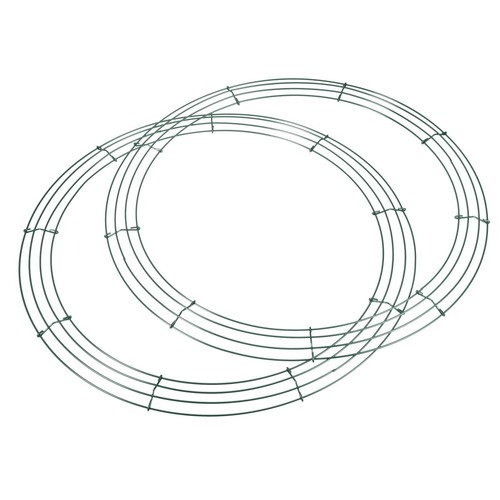 2pcs metal wire wreath - 2pcs,