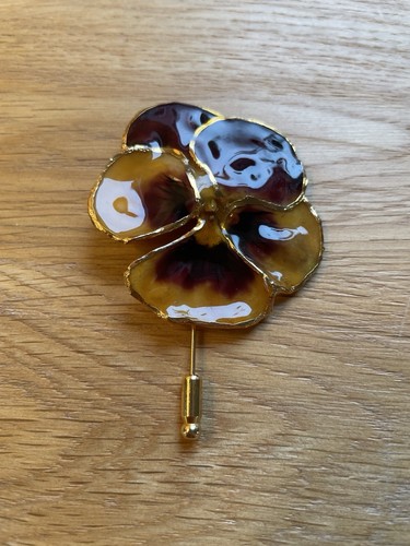 Vintage hand crafted pin - hand,